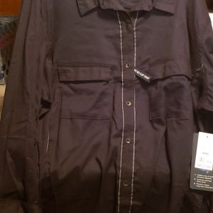 New riders shape illusions 3x black button up